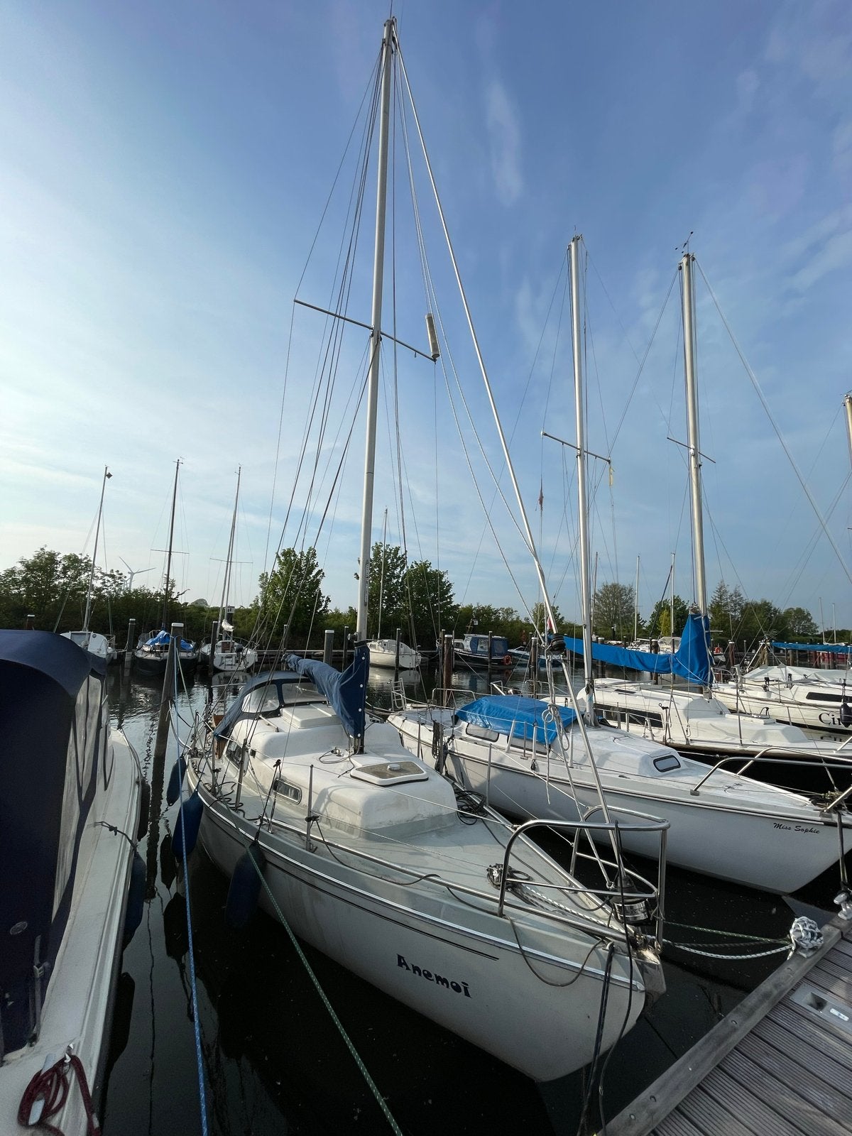 Victoire 25 uit 1972 met ligplaats tot april 2027, Watersport en Boten, Gebruikt, Binnenboordmotor, Diesel, Ophalen of Verzenden