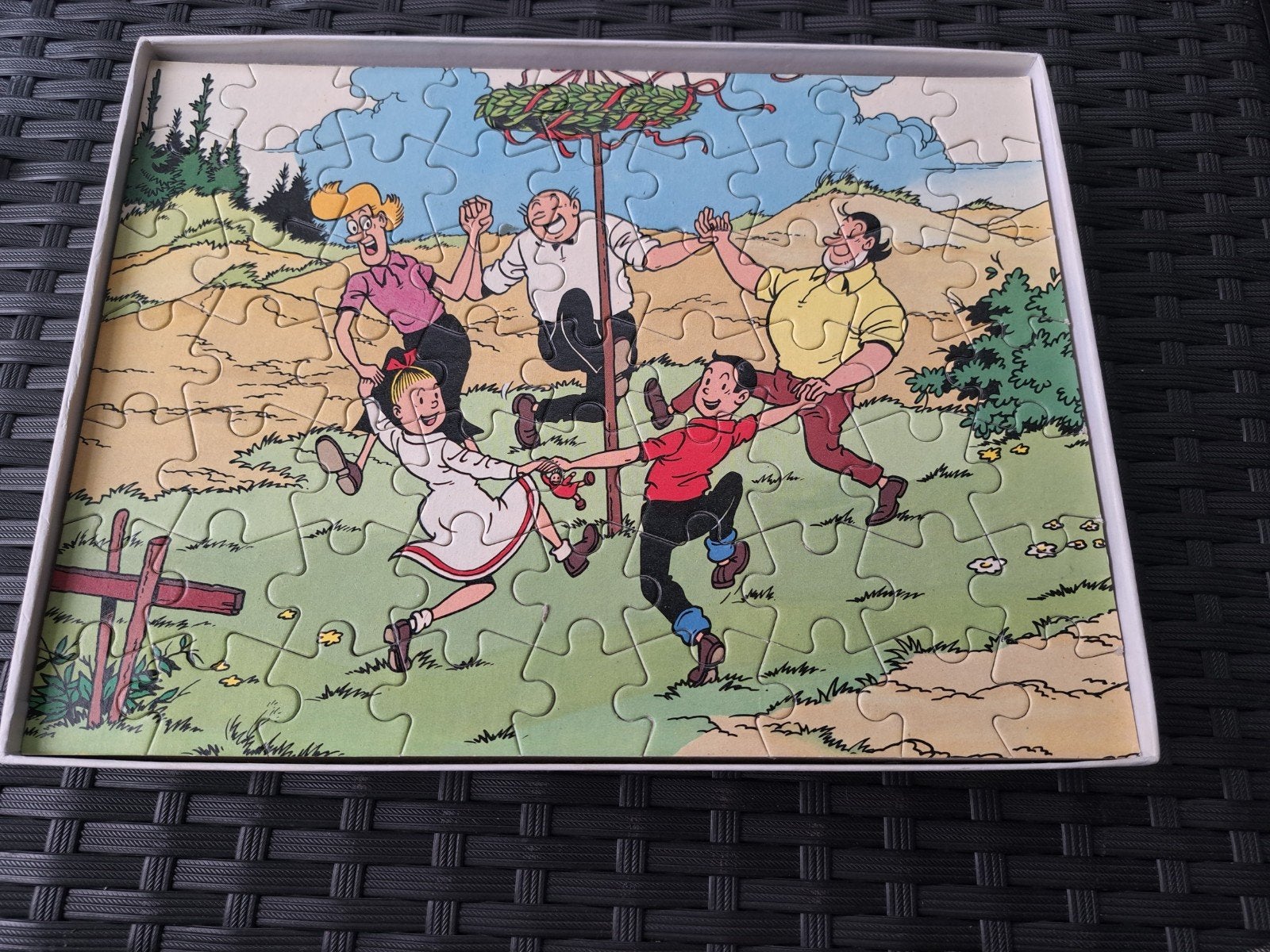 Oude puzzels Suske en Wiske 1977 compleet, Hobby en Vrije tijd, Denksport en Puzzels, Ophalen of Verzenden