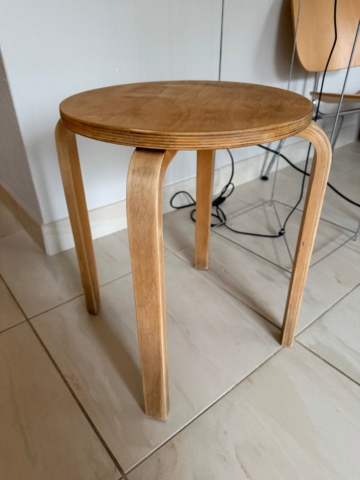 IKEA Frosta krukje (Alvar Aalto), Huis en Inrichting, Krukjes, Ophalen, Gebruikt, Hout