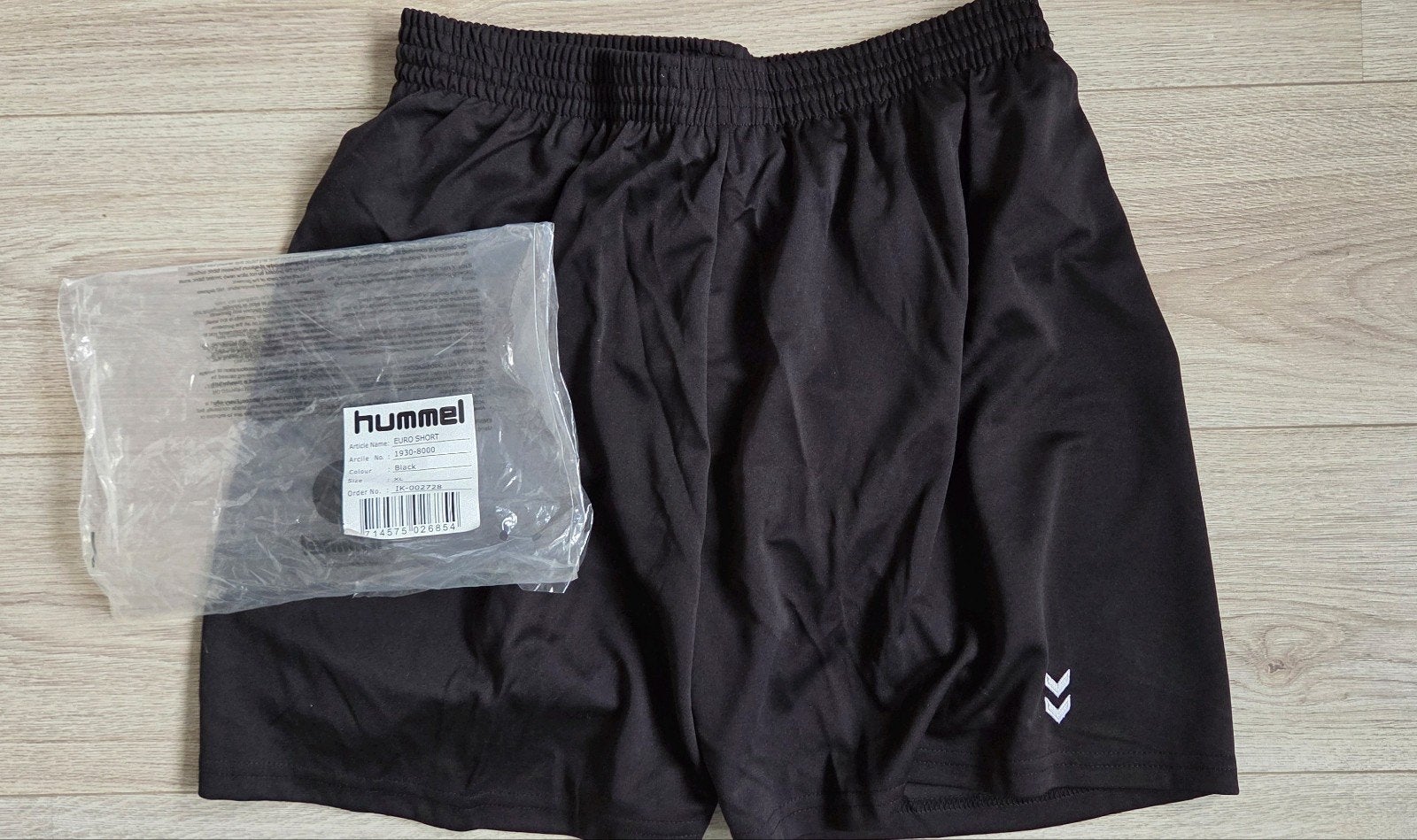 Hummel Euro short sportbroek zwart maat XL, Zwart, Ophalen of Verzenden, Voetbal, Hummel