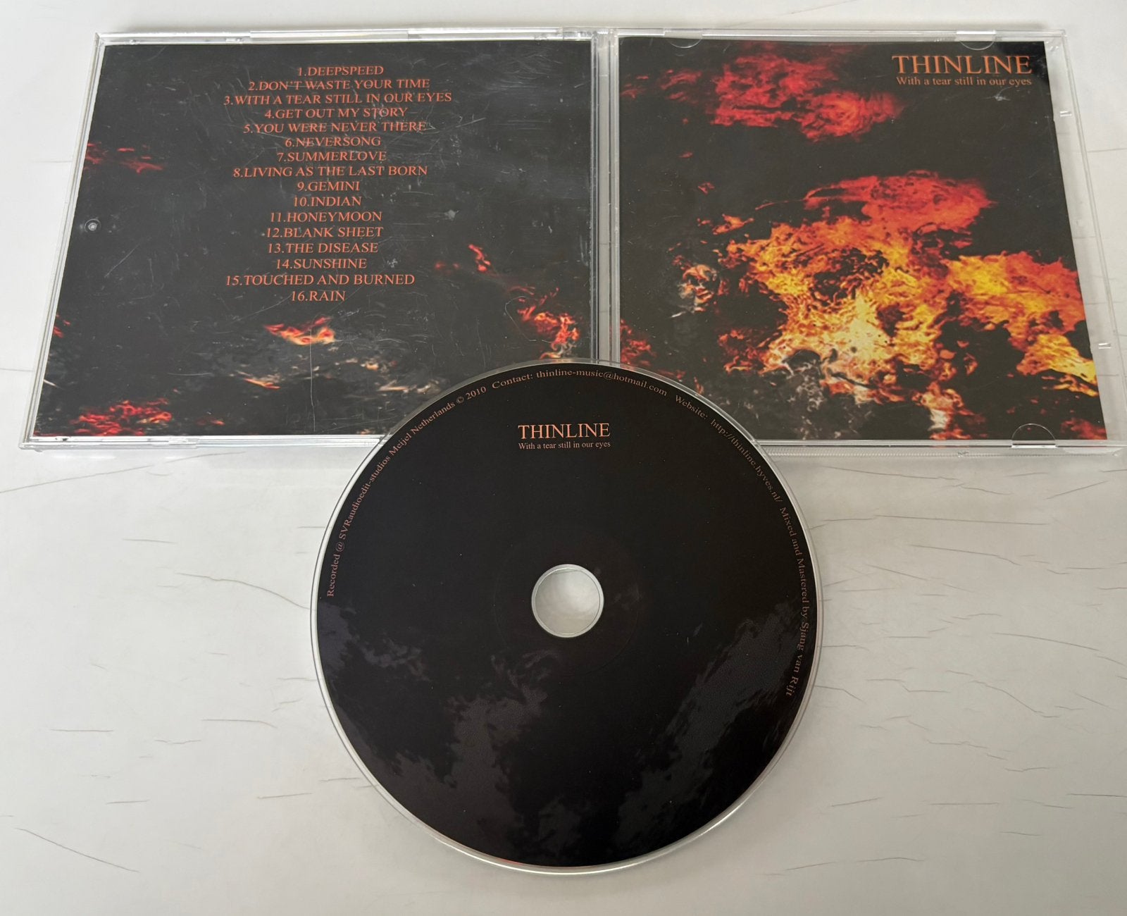 Thinline - With a tear still in our eyes (RARE, nieuwstaat), Ophalen of Verzenden, Zo goed als nieuw, Poprock