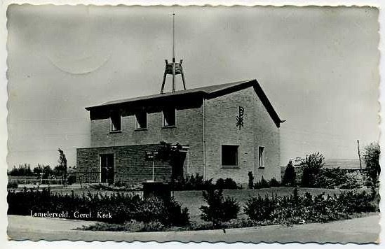 Lemelerveld - Gereformeerde Kerk (1964), Ophalen of Verzenden, 1960 tot 1980, Gelopen, Overijssel