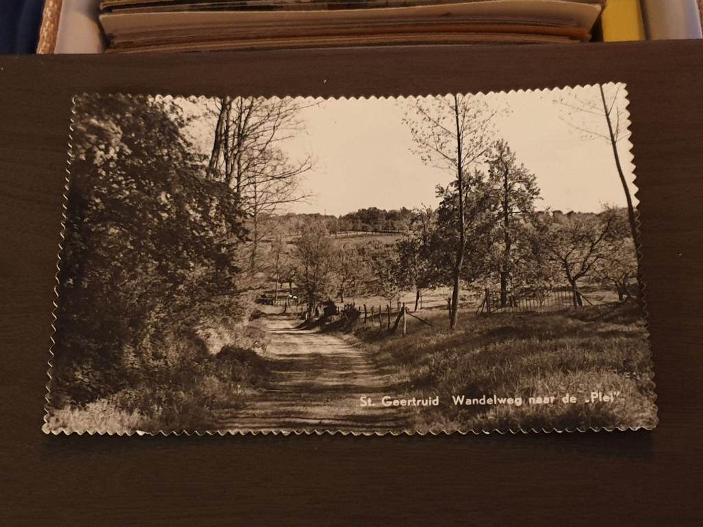St. Geertruid Wandelweg naar de Plei 1965, Verzamelen, Ophalen of Verzenden, 1960 tot 1980, Gelopen, Limburg