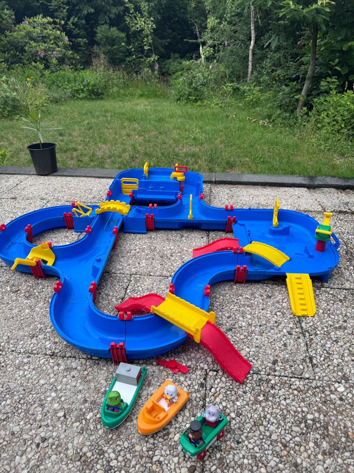 Aquaplay waterbaan met accessoires, Ophalen, Gebruikt