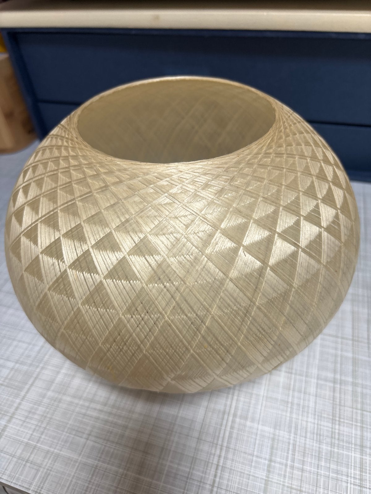 Vintage Space Age Lampenkap Jaren 70 Nylondraad / Wire Lamp, Ophalen of Verzenden, Zo goed als nieuw, Rond
