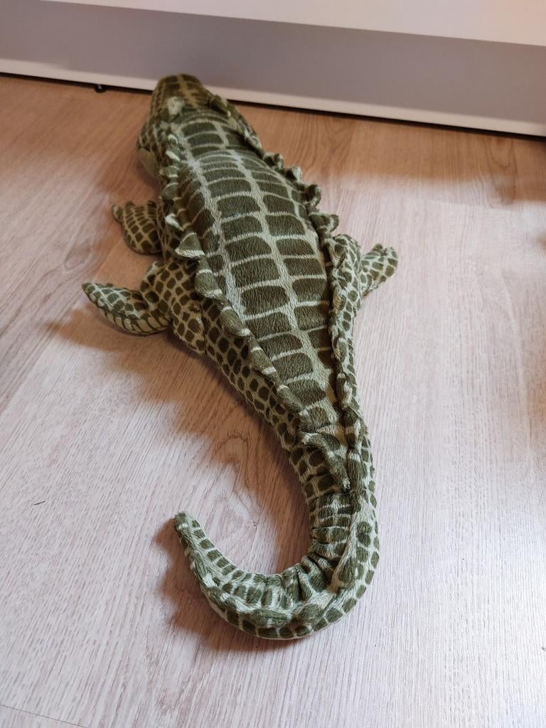 IKEA krokodil knuffel 60 cm jättemätt, Kinderen en Baby's, Speelgoed | Knuffels en Pluche, Ophalen of Verzenden