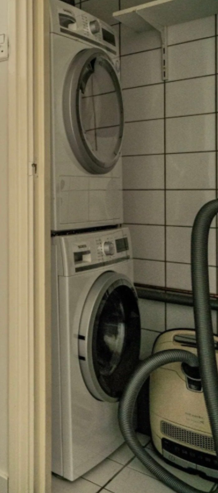 GRATIS Wasmachine en droger set - Zo goed als nieuw, Ophalen, Zo goed als nieuw, Voorlader, 85 tot 90 cm