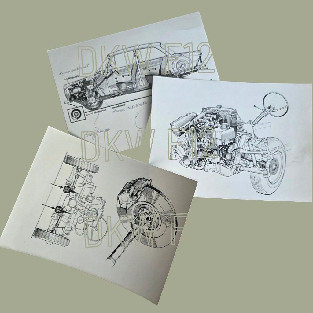 DKW F12 - technische documentatie, Verzenden