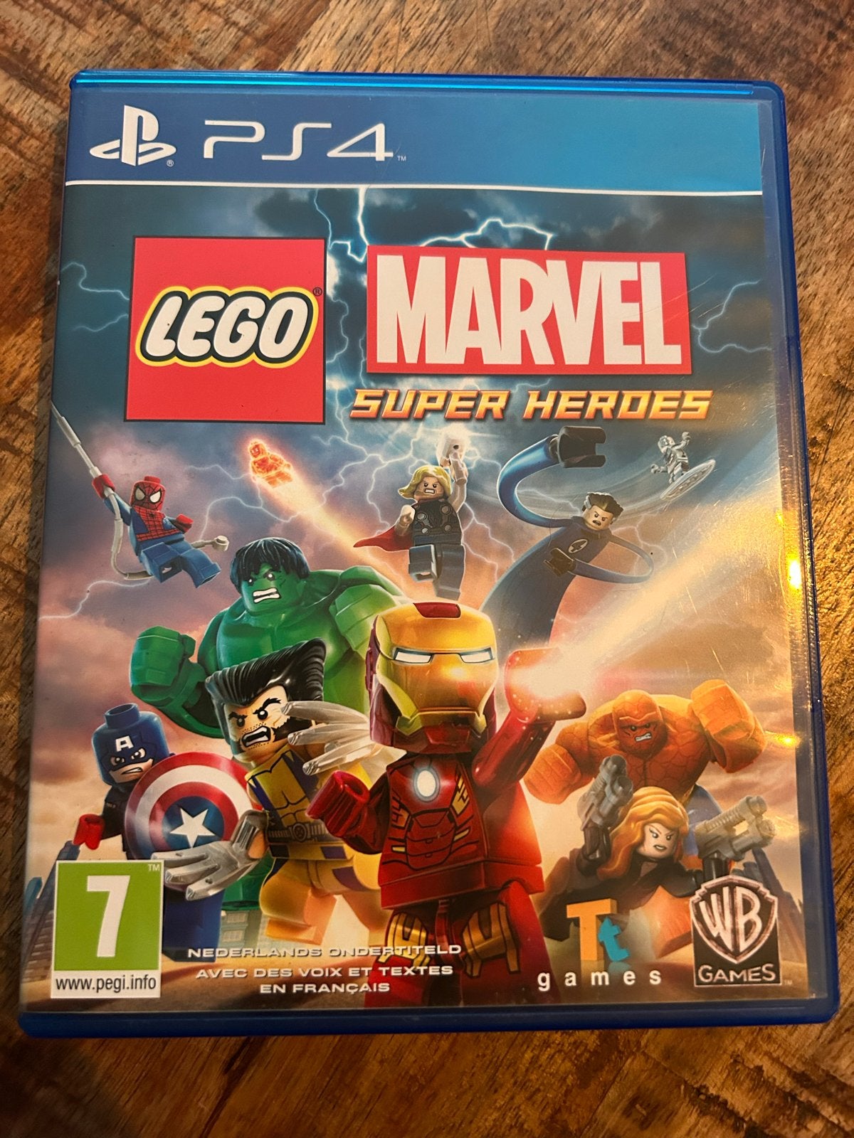 Lego Marvel Super Heroes, Jurassic World & The Hobbit PS4, 1 speler, Eén computer, Zo goed als nieuw, Vanaf 7 jaar