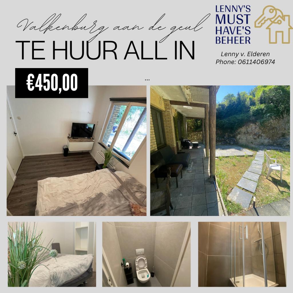 ‼️ALL IN KAMER TE HUUR VALKENBURG AAN DE GEUL‼️, Huizen en Kamers, Kamers te huur, 50 m² of meer