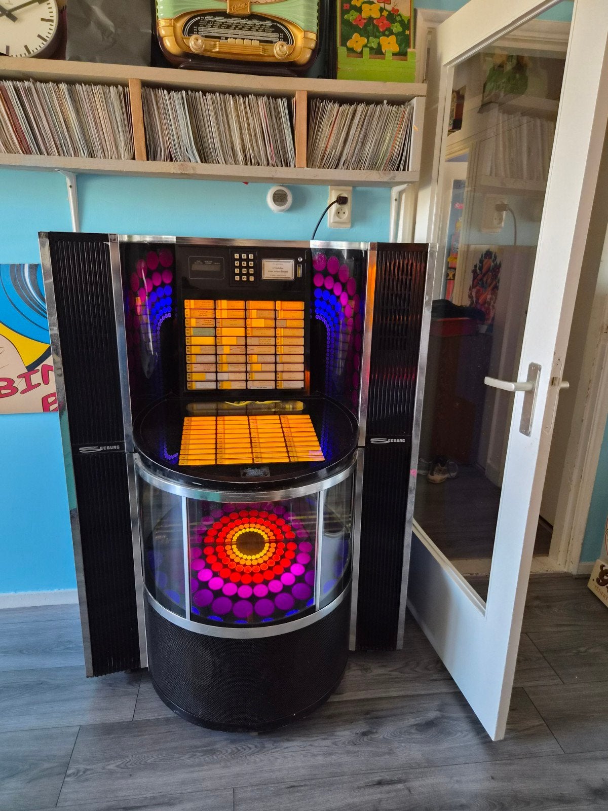 Seeburg SMC 1 Disco Jukebox   1978, Ophalen, Gebruikt, 1970 tot heden, Seeburg