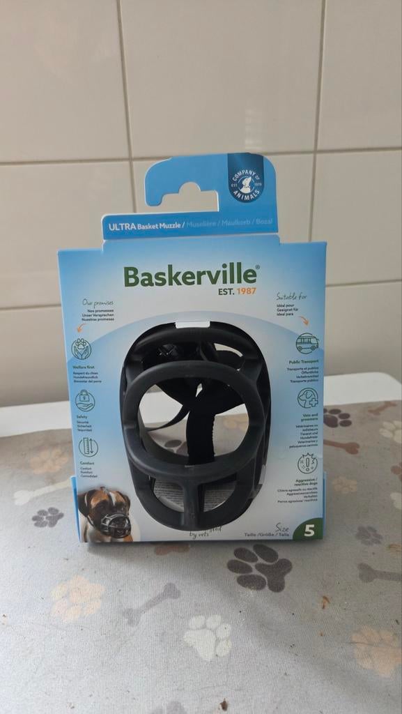 Baskerville muilkorf, Dieren en Toebehoren, Honden-accessoires, Ophalen of Verzenden, Nieuw