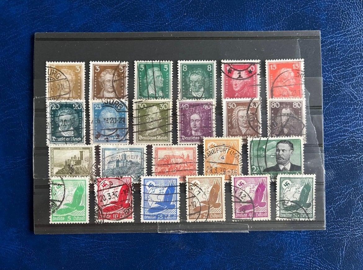 Postzegels Duitse Rijk kavel 8, Postzegels en Munten, Ophalen of Verzenden, Duitse Keizerrijk