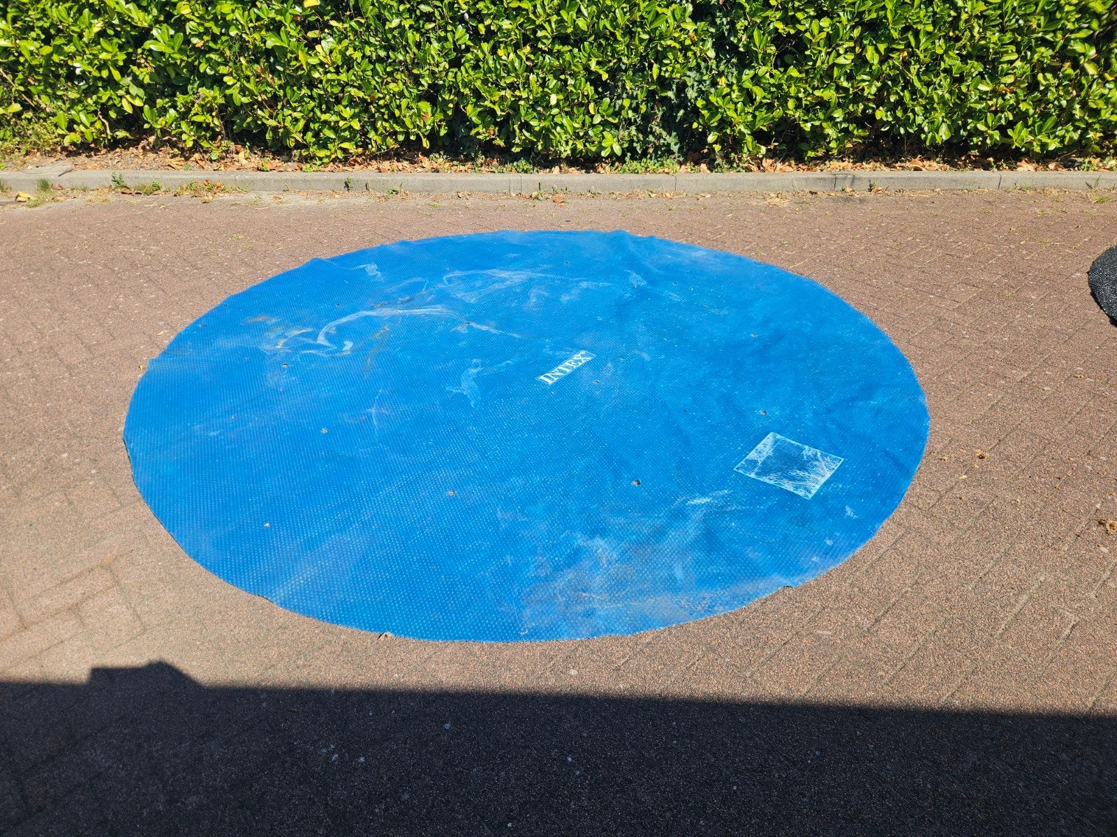 Rond 290 cm  Intex zwembad afdek grondzeil, Ophalen of Verzenden