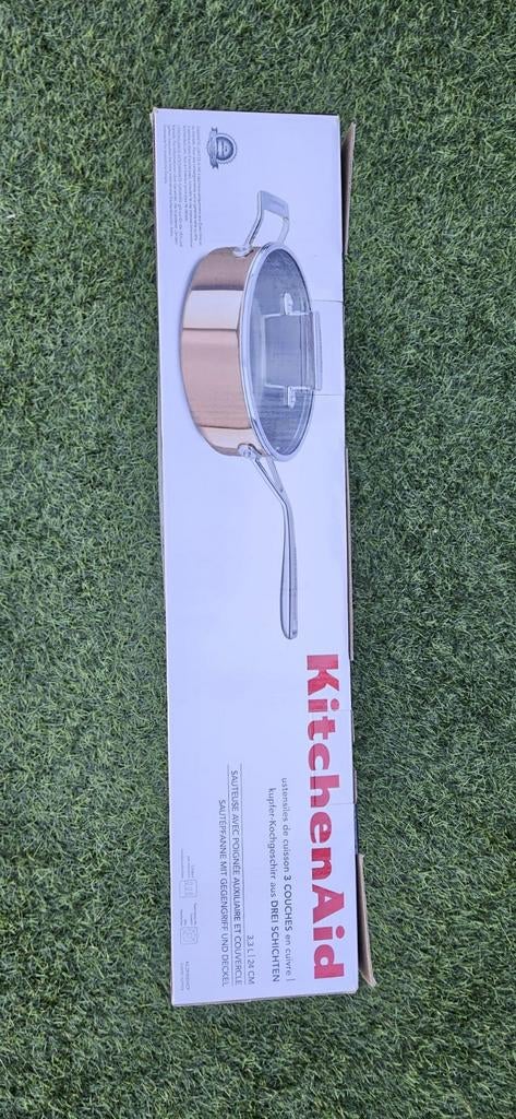 KitchenAid Kookpan Goud - Nieuw in Doos, Huis en Inrichting, Kookpan of Snelkookpan, Overige materialen, Nieuw, Ophalen of Verzenden