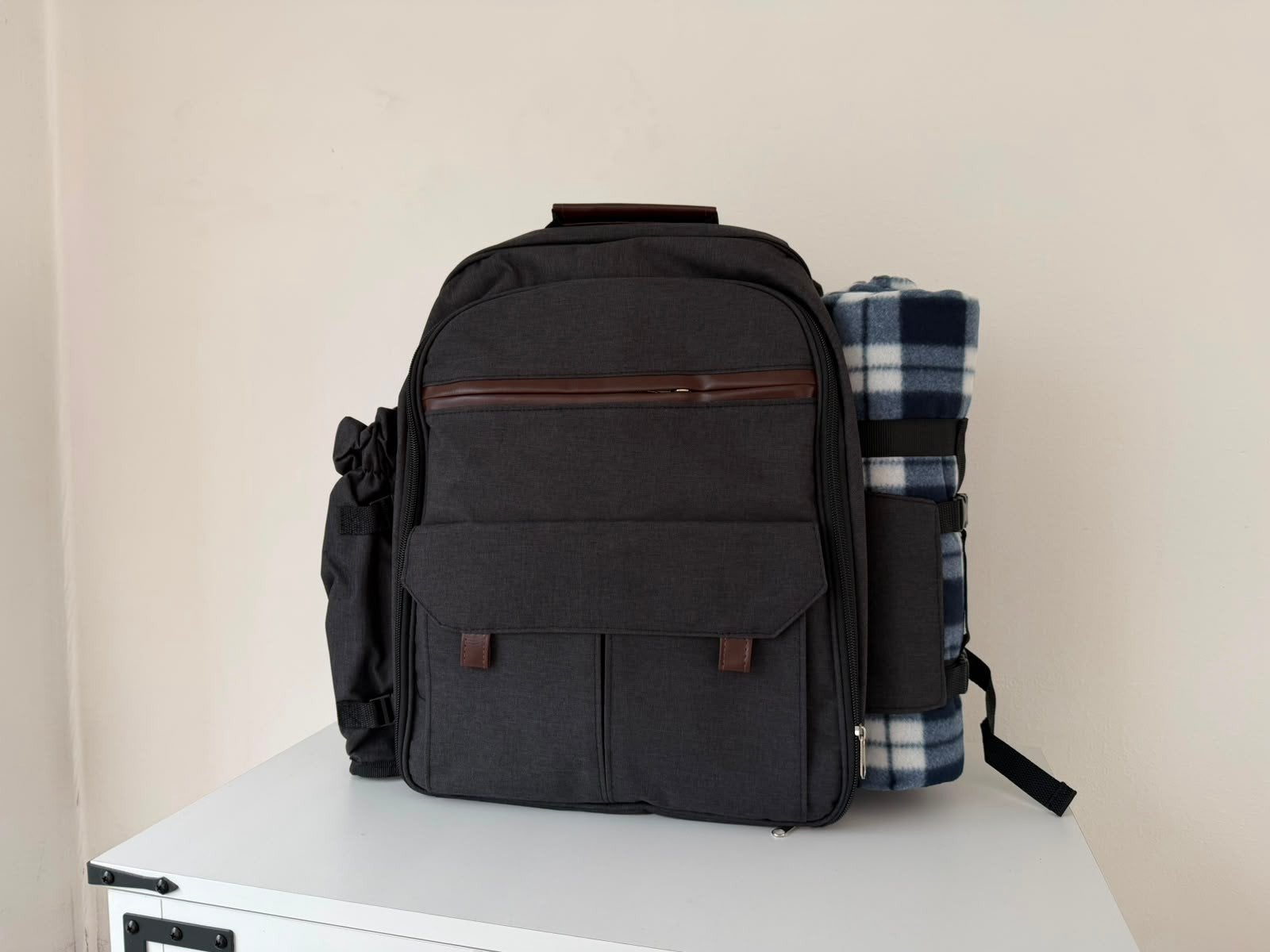 Luxe 4-Persoons Picknick Rugzakken met Koelvak & Kleed 10st, Ophalen, Nieuw