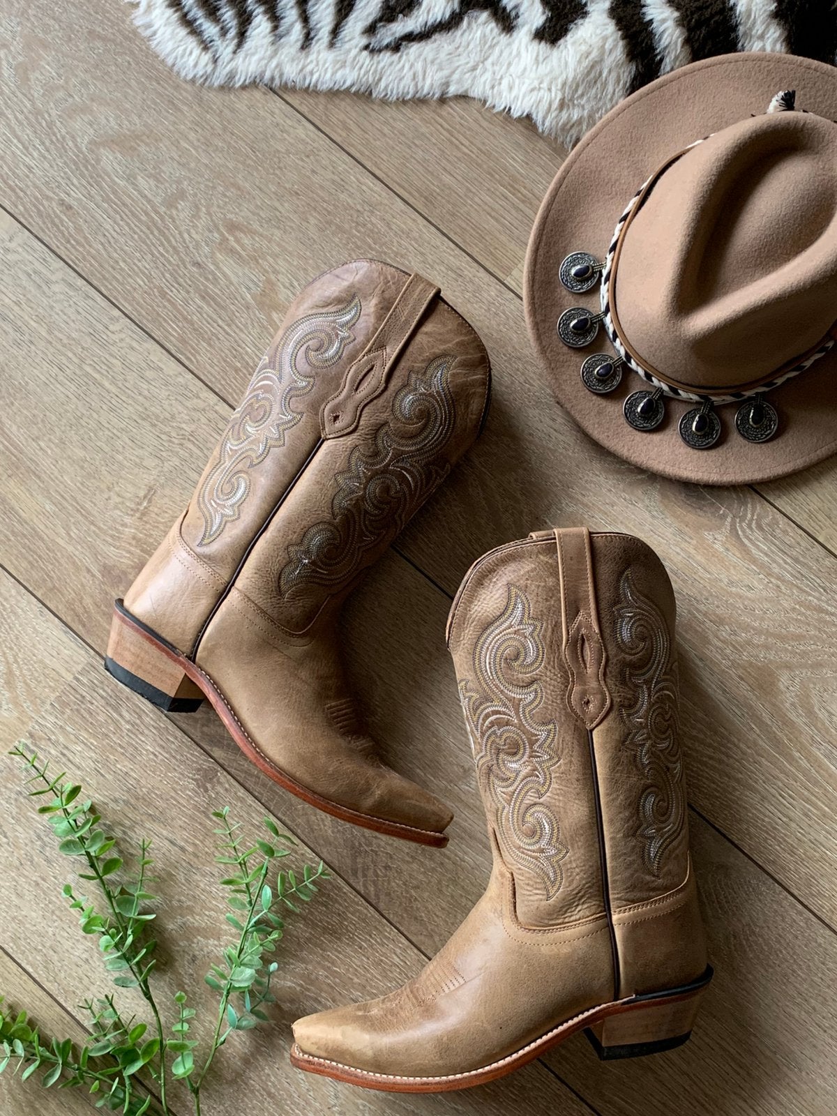 Bootstock cowboylaarzen 41 western boots bohemian laarzen, Kleding | Dames, Schoenen, Hoge laarzen, -, Beige, -