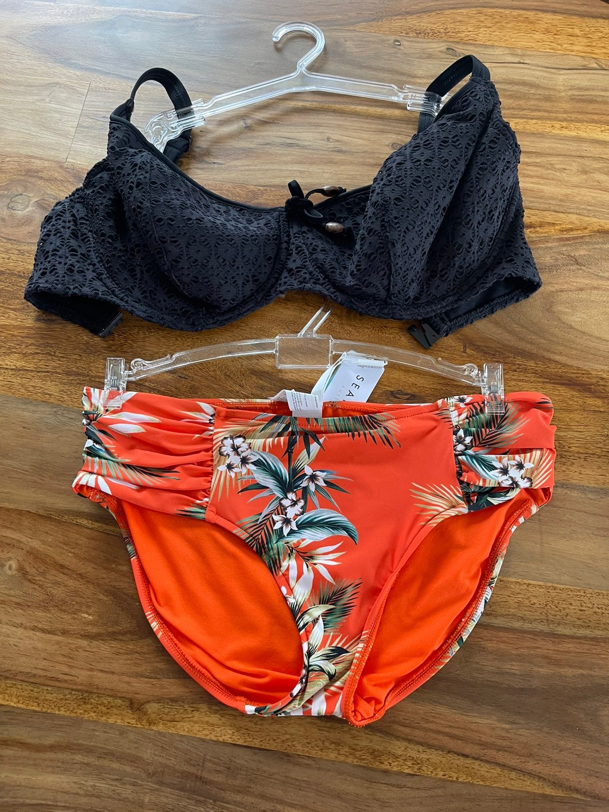 Combi bikini freya en seafolly 75gg met slip 40, Kleding | Dames, Verzenden, Nieuw, Meerkleurig, Bikini