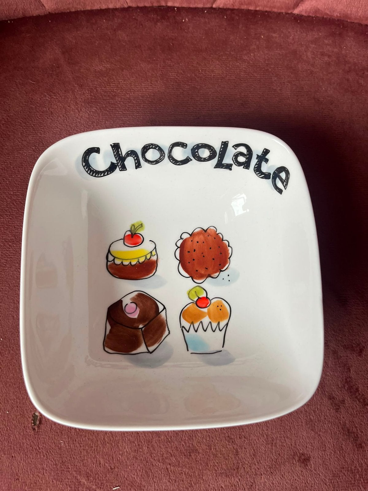Blond Amsterdam LE handwerk schaaltjes thema chocola, Ophalen of Verzenden, Zo goed als nieuw, Aardewerk
