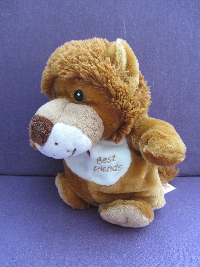 NICOTOY SIMBA TOYS Knuffel - HANDPOP LEEUW **Nieuw**, Nieuw, Ophalen of Verzenden, Met label, Middelgroot (20 tot 80 cm)
