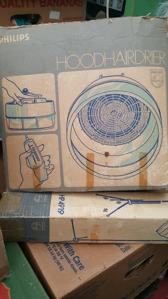 Vintage Philips haardroger, Ophalen of Verzenden, Zo goed als nieuw