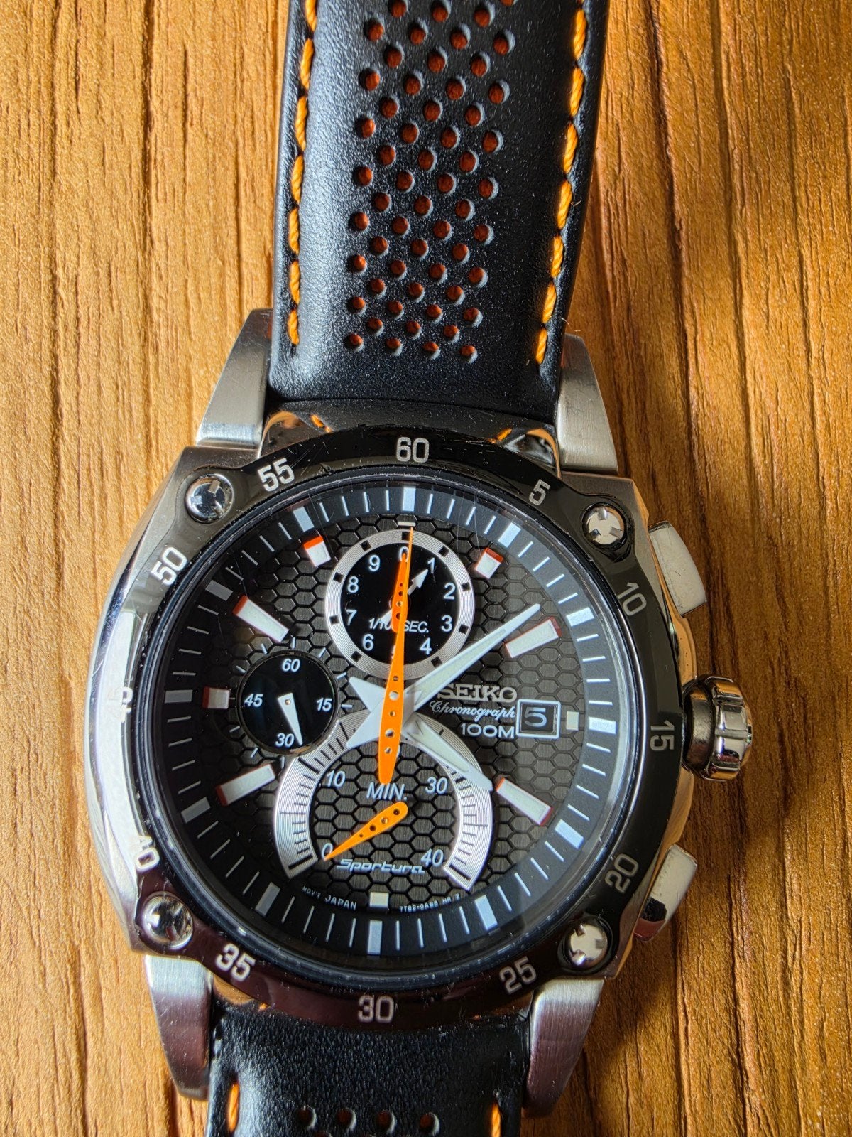 Seiko Chronograaf Herenhorloge - Sportura Collectie, Sieraden, Tassen en Uiterlijk, Horloges | Heren, Seiko, Staal, Polshorloge