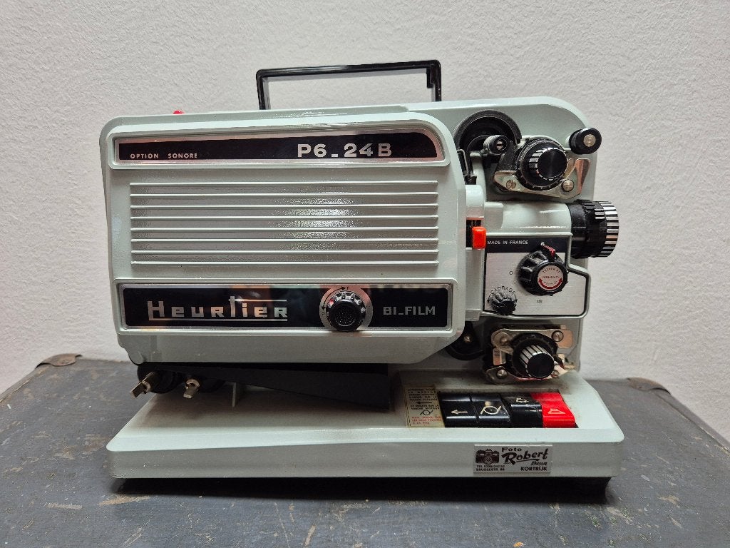Vintage Filmprojector Heurtier P6 24 Bi-Film, Ophalen, Gebruikt
