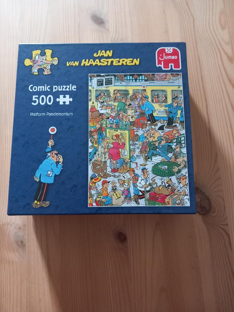 Jan van Haasteren Platform pandemonium, Ophalen of Verzenden, 500 t/m 1500 stukjes, Zo goed als nieuw, Legpuzzel