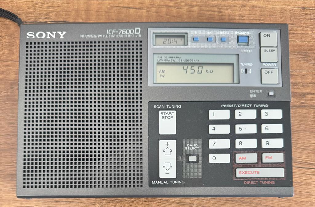 Sony ICF-7600D Wereldontvanger - Zo goed als nieuw, ., Ophalen of Verzenden, Zo goed als nieuw, .