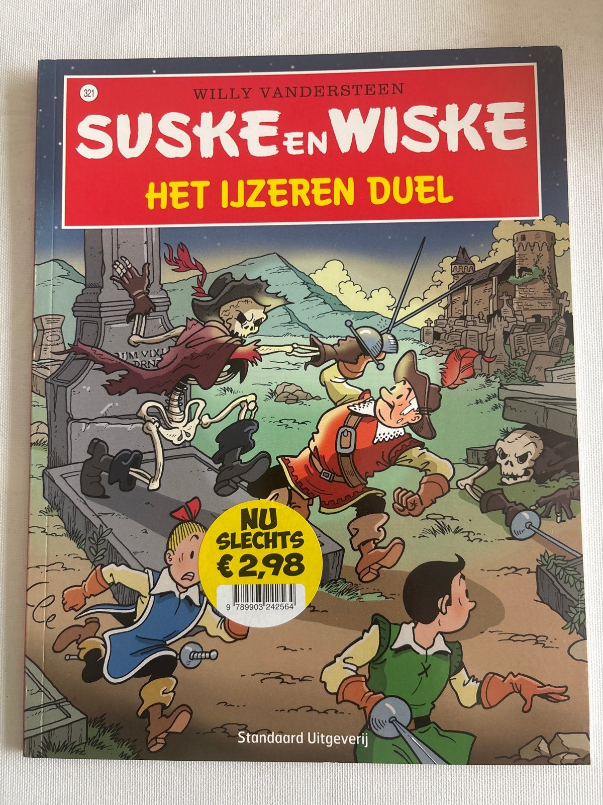 Suske en Wiske - Het IJzeren Duel (nr. 321), Eén stripboek, Ophalen of Verzenden, Gelezen