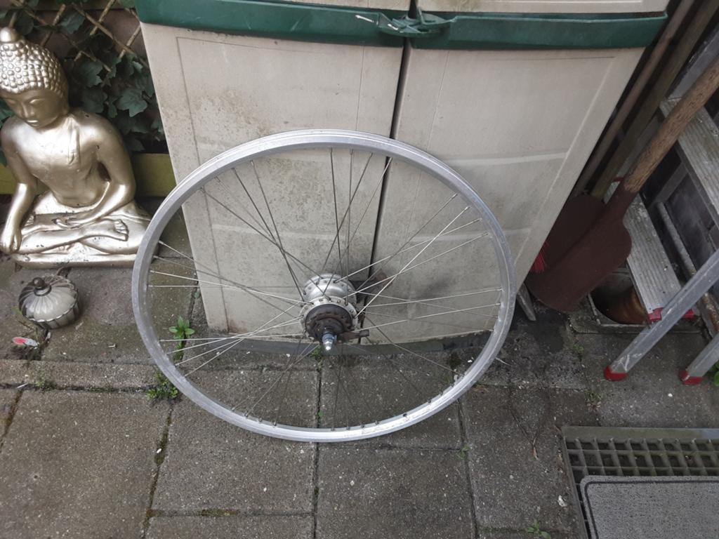 3x 28 inch nexus achterwielen, 7 speed,rollerbrake rem, Fietsen en Brommers, Fietsonderdelen, Ophalen of Verzenden, Gebruikt, Shimano Nexus