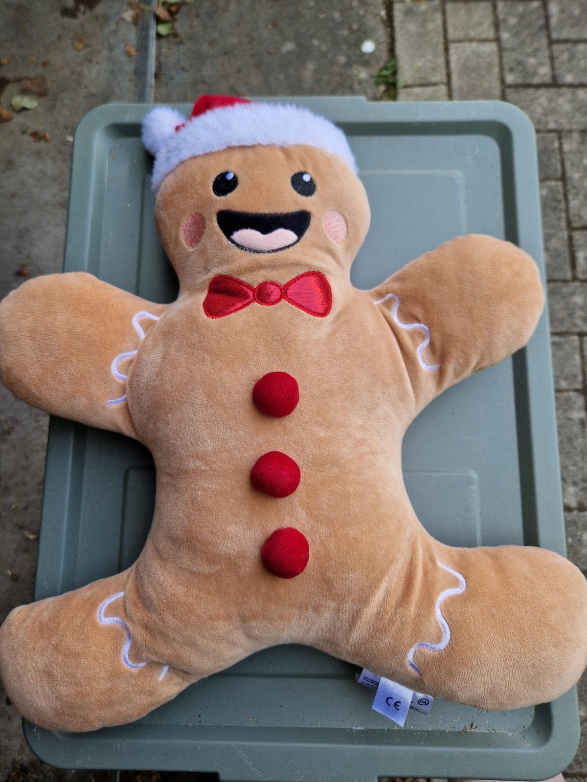 Kerstman Gingerbread Man Knuffel - Feestelijke Decoratie, Kinderen en Baby's, Speelgoed | Knuffels en Pluche, Overige merken, Overige karakters