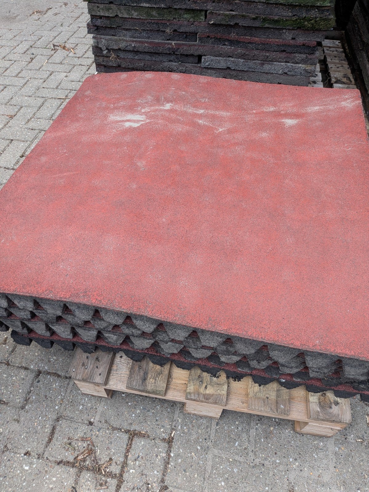 Rubberen tegels 100 x 100 x 6,5 cm, Kinderen en Baby's, Ophalen, Gebruikt, ., .