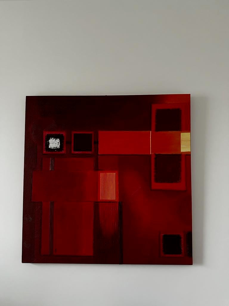 Schilderij Tork Norrsken, Antiek en Kunst, Kunst | Schilderijen | Abstract, Ophalen
