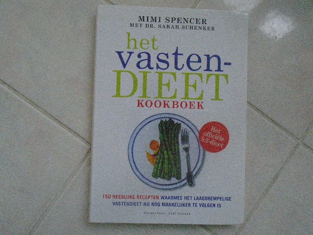 het vasten dieet kookboek, mimi spencer, Ophalen of Verzenden, Zo goed als nieuw, Mimi spencer