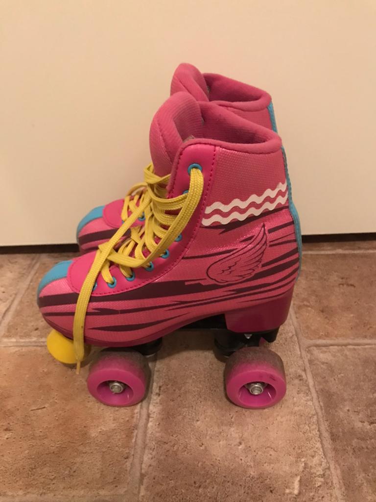 rolschaatsen roces lunar maat 34/35, Verstelbaar, Kinderen, Ophalen of Verzenden, Zo goed als nieuw