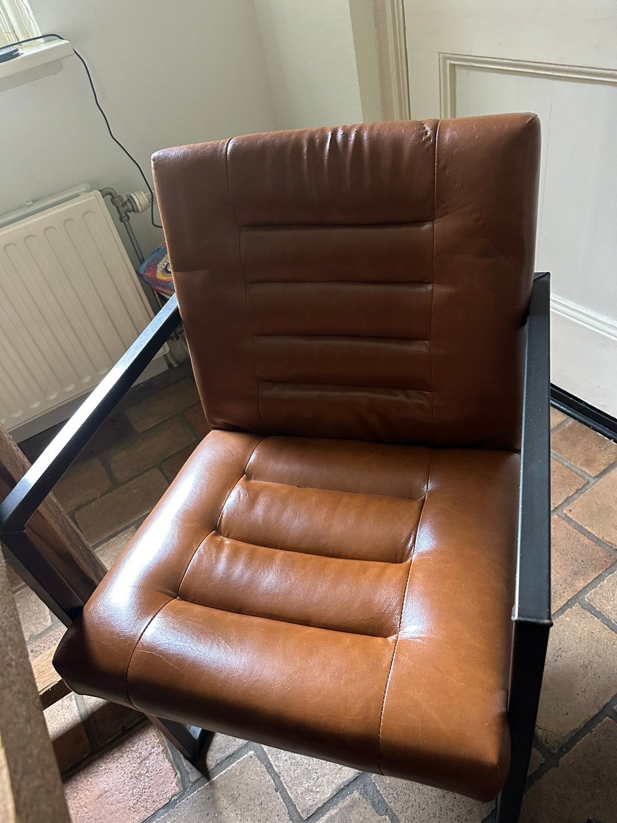 Eetkamerstoelen 6x, Huis en Inrichting, Fauteuils, Ophalen, Gebruikt, Overige materialen, Industrieel