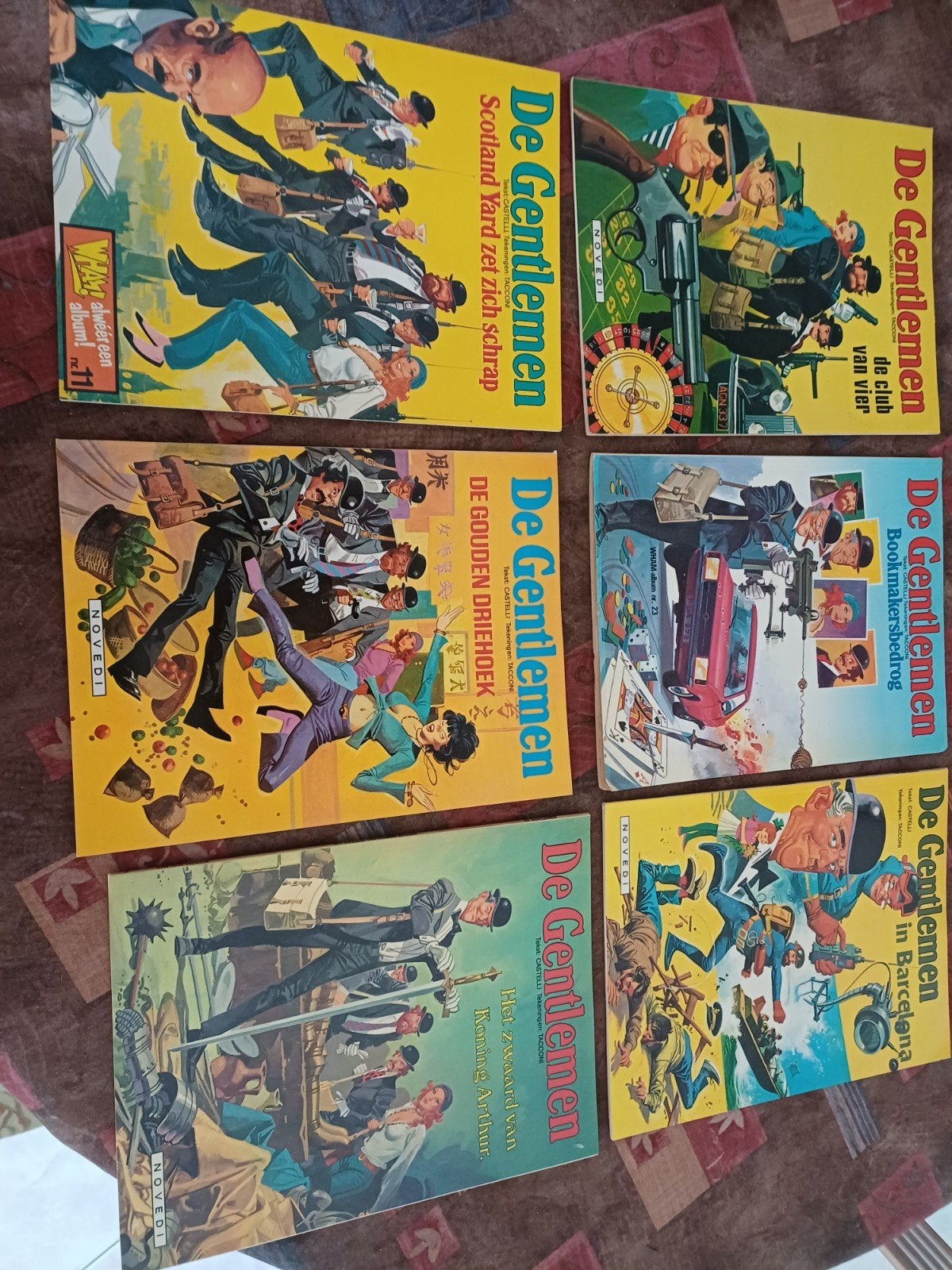 DE GENTLEMEN - de complete serie ( 6 stuks ), Boeken, Complete serie of reeks, Ophalen of Verzenden
