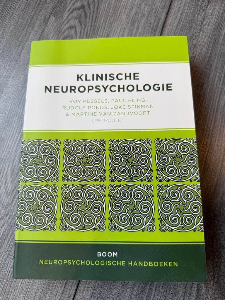Klinische Neuropsychologie -Handboek -Toegepaste Psychologie, Boeken, Studieboeken en Cursussen, Ophalen of Verzenden, Gamma, Nieuw