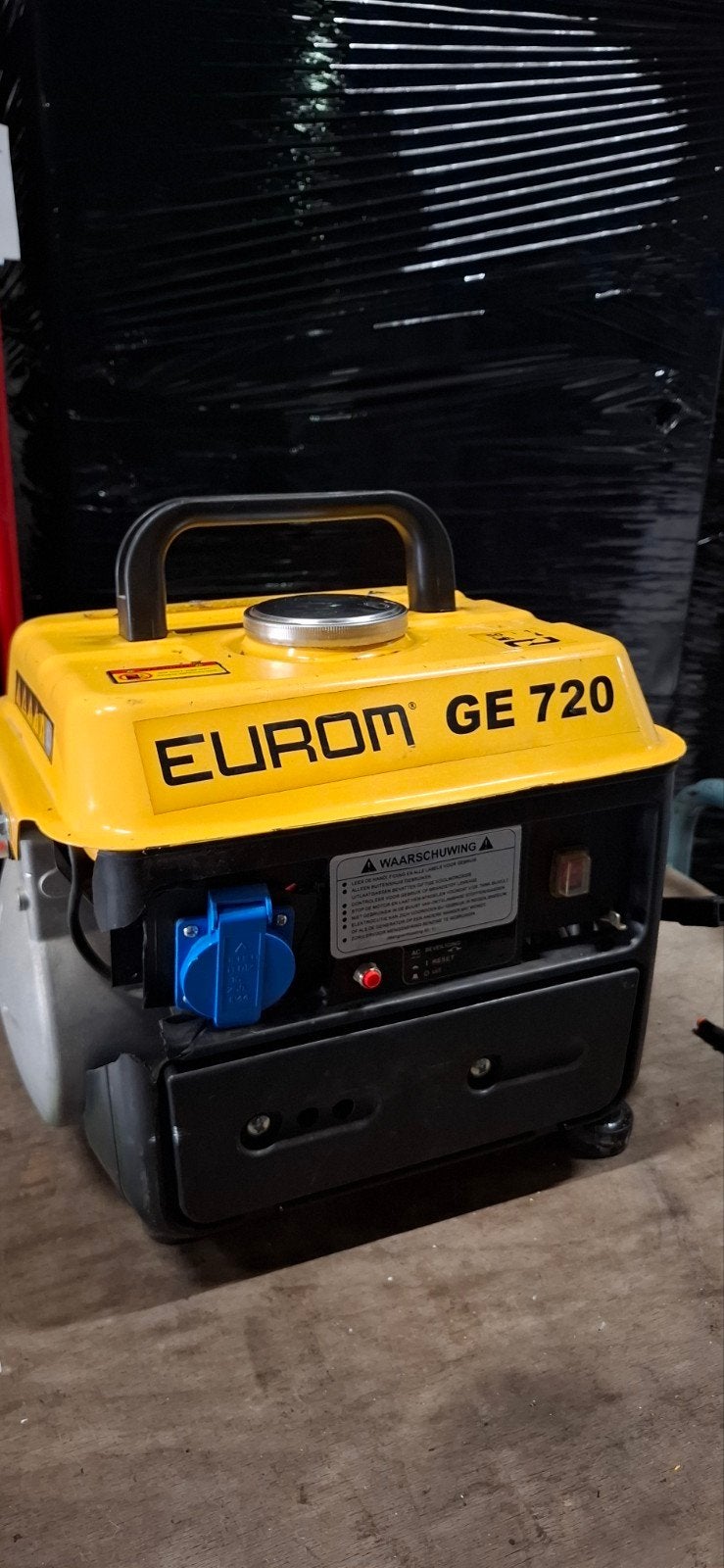 Eurom GE 720 Benzine Aggregaat - Zo goed als nieuw, Ophalen of Verzenden, Zo goed als nieuw
