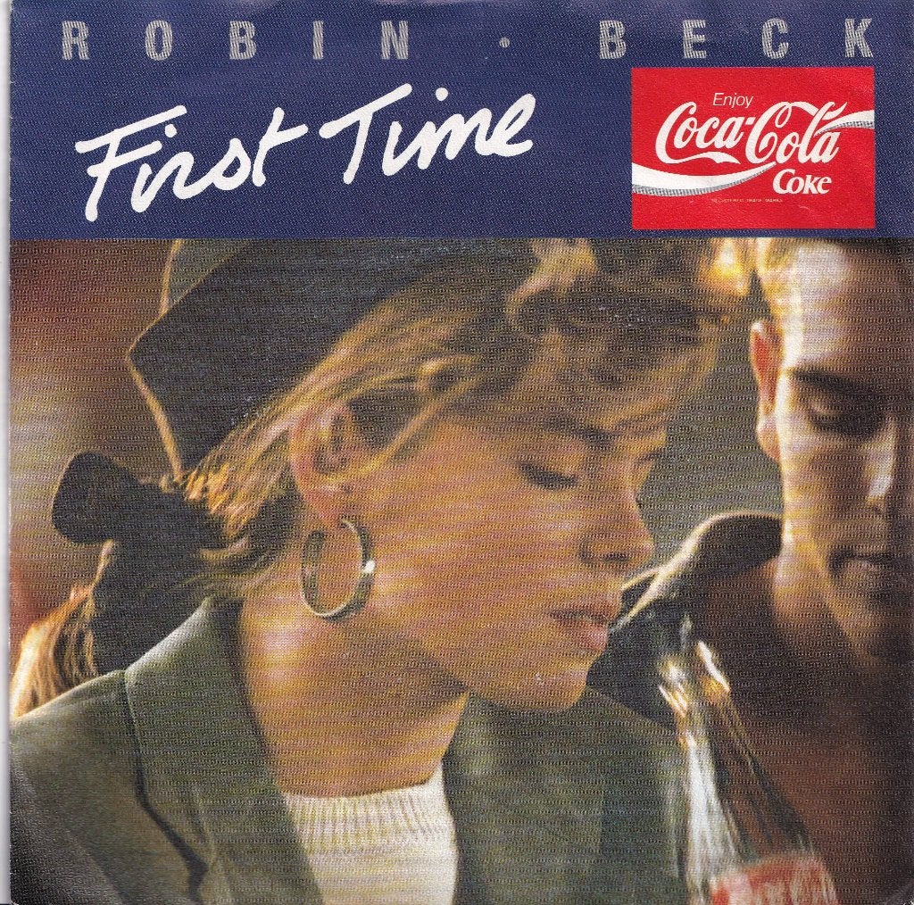 s 1328 Robin Beck – First Time, Gebruikt, Fotohoes, Overige genres, 7 inch