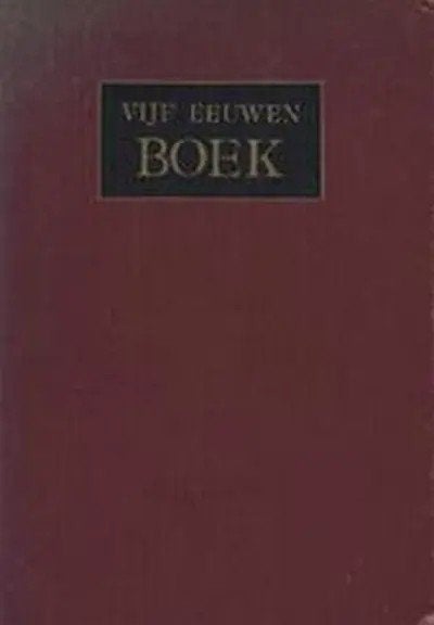 Vijf eeuwen boek in Nederland - Bierens, de Haan, Ophalen of Verzenden, Gelezen