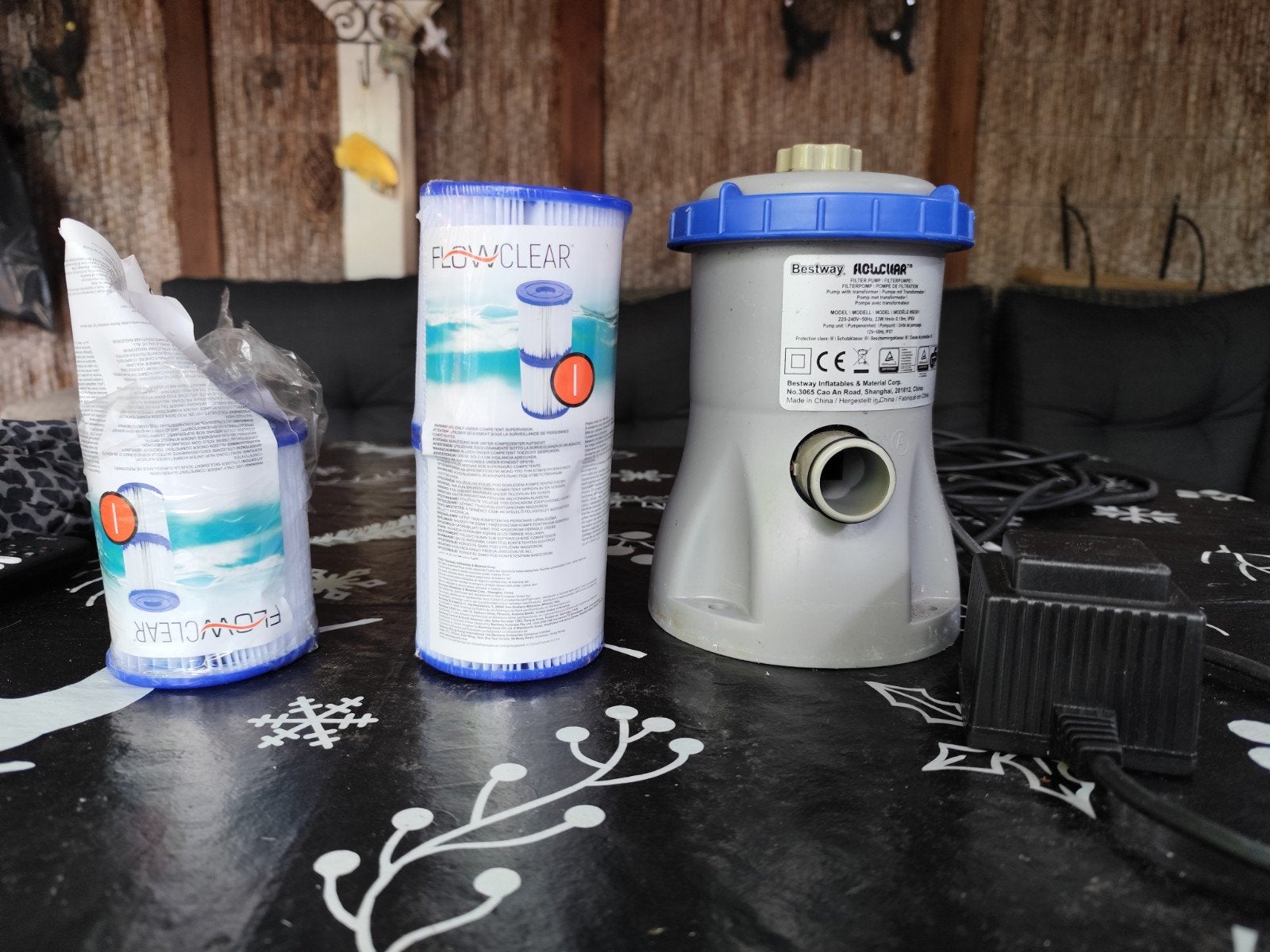 Bestway Flowclear Zwembadpomp met filters, Tuin en Terras, Zwembad-toebehoren, Ophalen of Verzenden, Zo goed als nieuw, Zwembadpomp