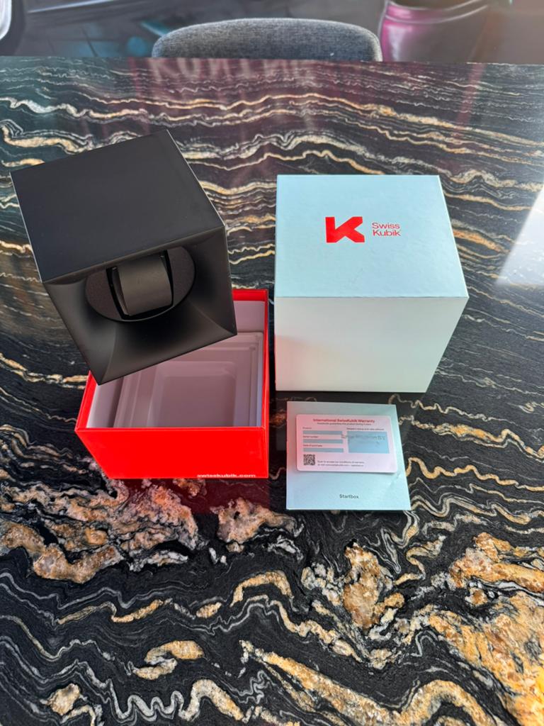 KubiK watchwinder nieuw! (Schaap & Citroen), Ophalen of Verzenden, Nieuw, Staal, Overige merken