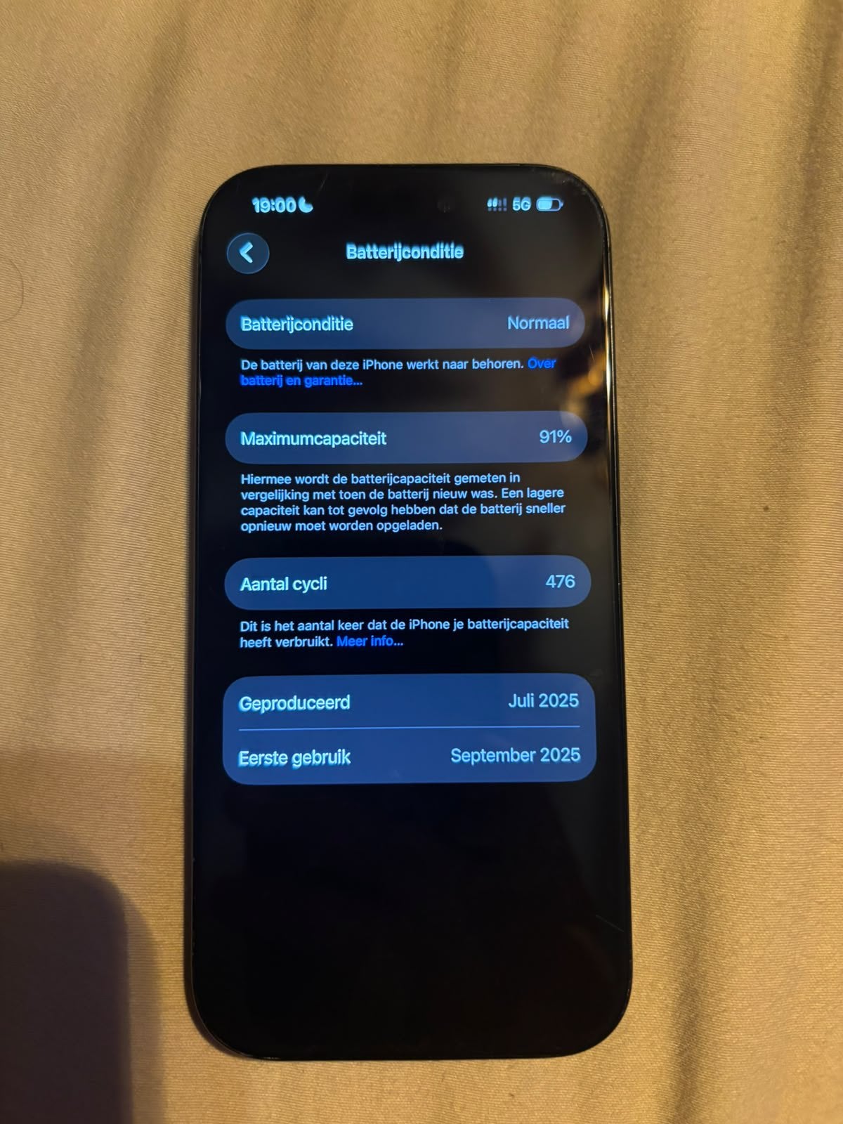 Iphone 16 pro 128gb, Ophalen, Zo goed als nieuw, Zwart, 128 GB