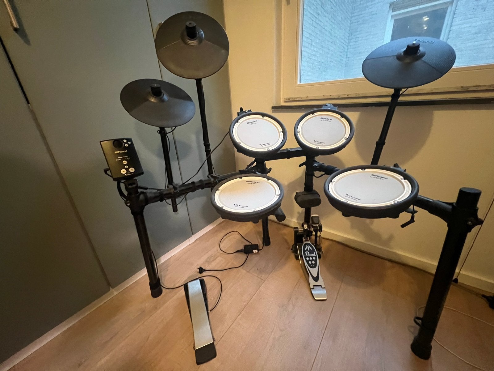 Zeer complete Roland TD-1 DMK Elektronisch drumstel, Ophalen, Zo goed als nieuw, Roland, Elektronisch