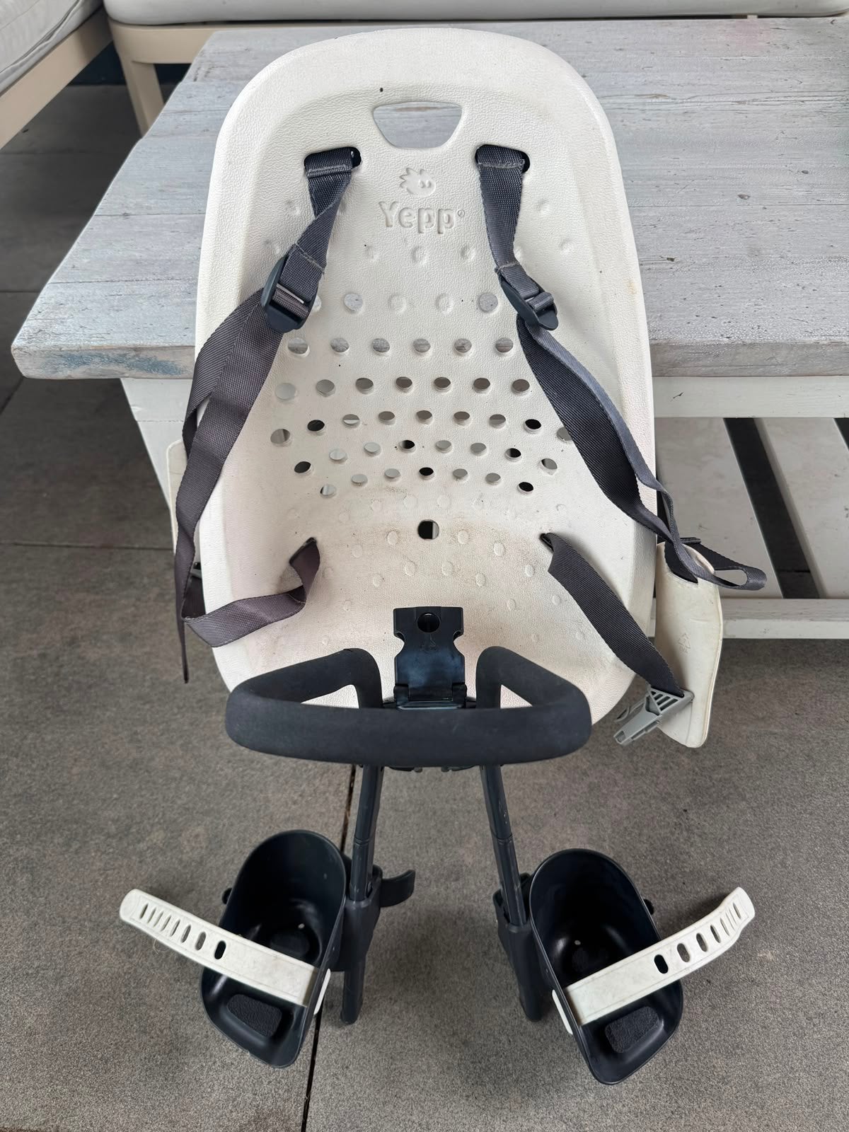 Yepp fietsstoel voor, Ophalen, 0 t/m 18 kg, Voorzitje, Gebruikt