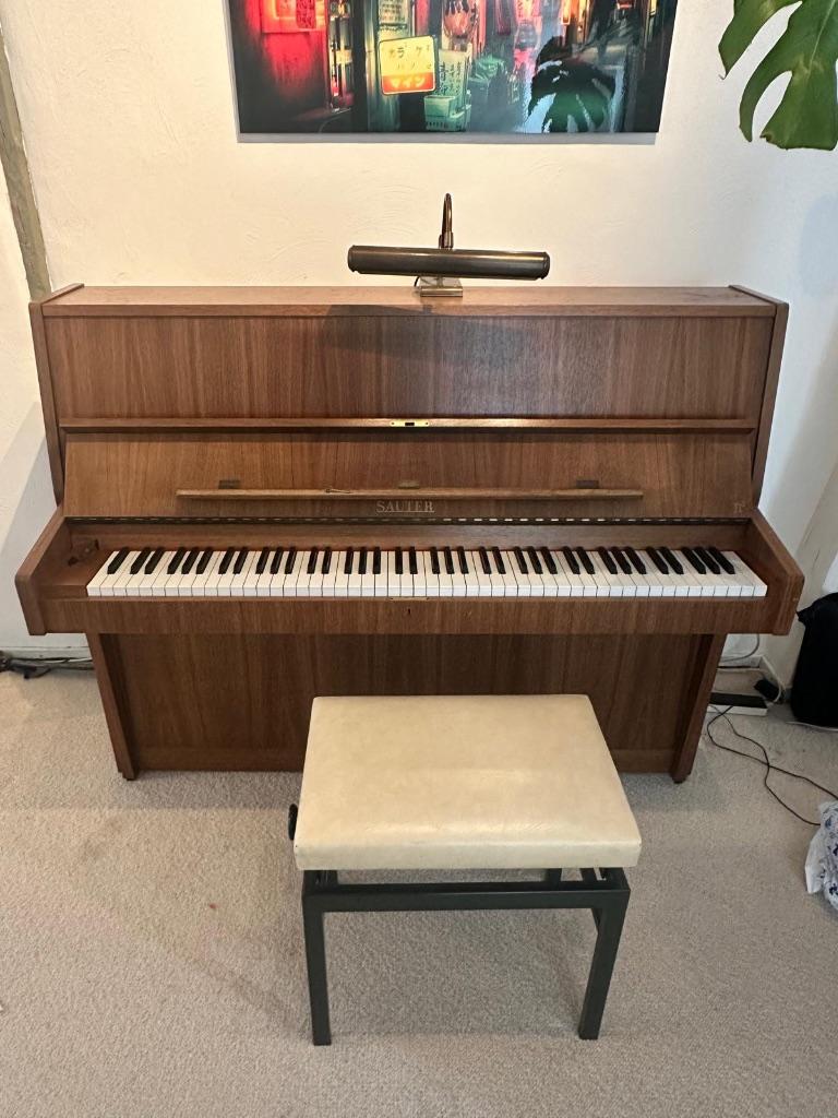 Piano (sauter), Muziek en Instrumenten, Piano's, Ophalen, Gebruikt, Bruin, Piano