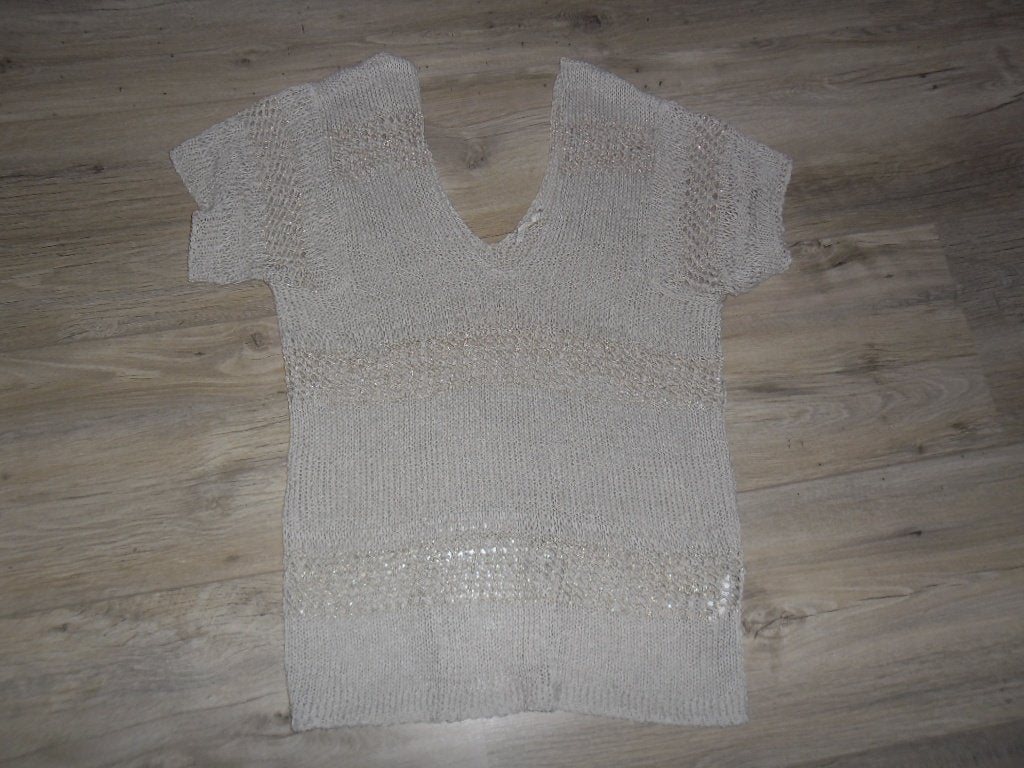 Gaudi Beige Gehaakt Shirt Met Glitter Maat L, Kleding | Dames, Beige, Maat 42/44 (L), Nieuw, Ophalen of Verzenden