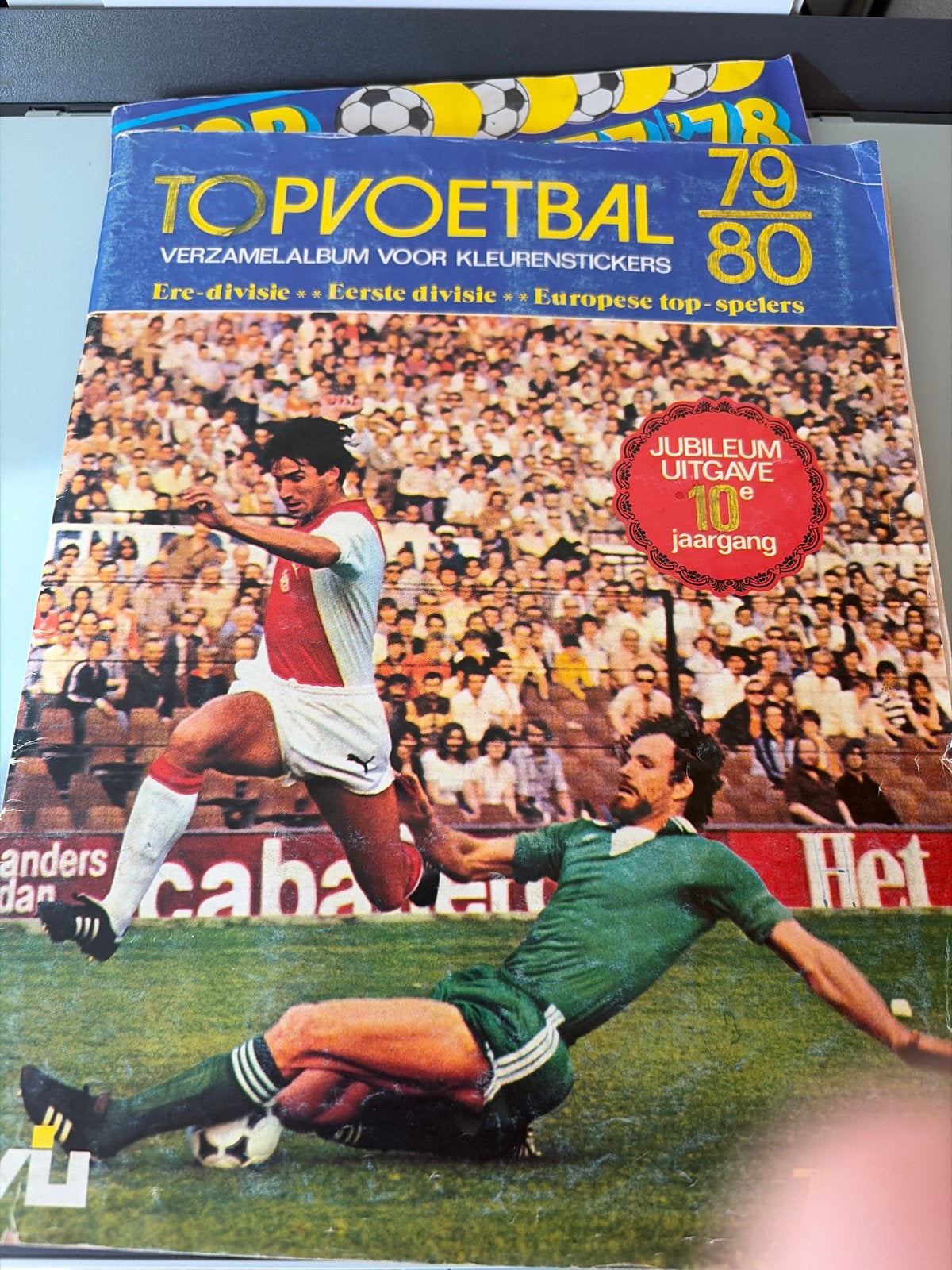 Topvoetbal 1979-1980 incompleet album  - Jubileum Uitgave, Ophalen, Gebruikt, Overige binnenlandse clubs, Boek of Tijdschrift